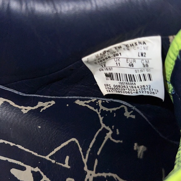 2007 Nike Air Force 1 Supreme Max Air World Love Story \'Toronto\' men\'s 12 RARE! main image 14